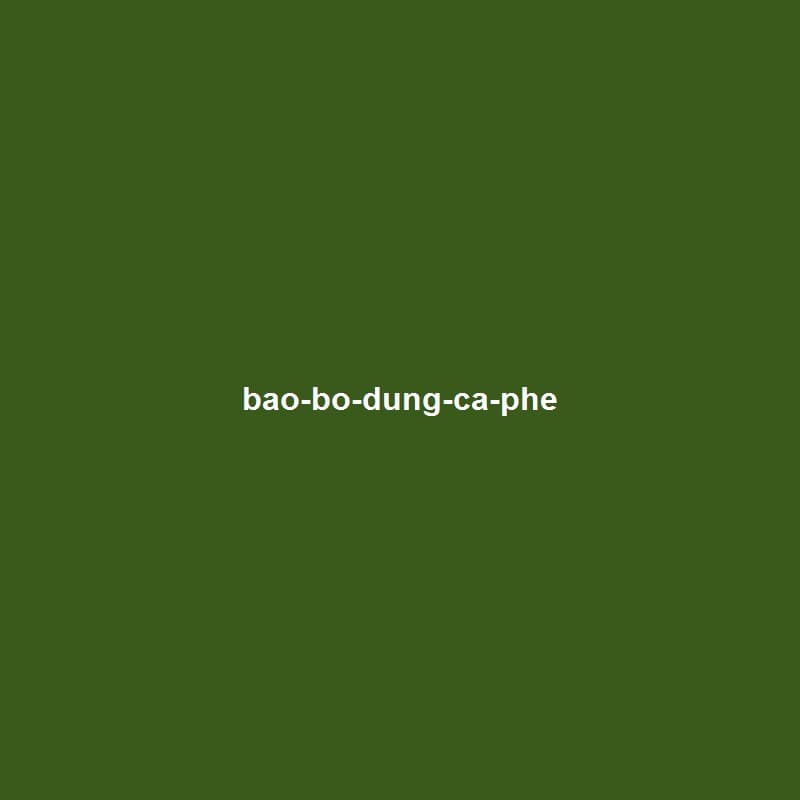 Bao bố đựng cà phê