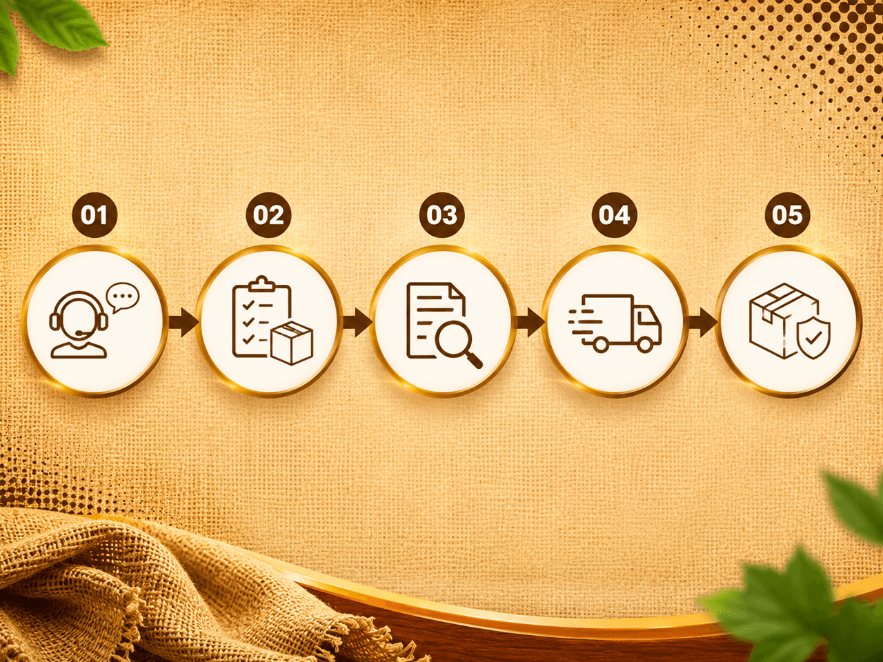 Quy Trình Đặt Hàng Bao Bố